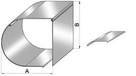 ALUTECH SB-P/RE/1/137 - 305011203 Панель короба SB-P/RE/1/137 - 305011203 для роллет (рольставен)